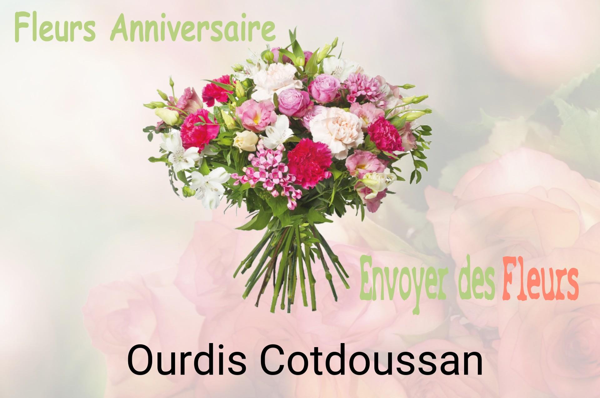 Bouquet de fleurs d’anniversaire livré à Ourdis-Cotdoussan